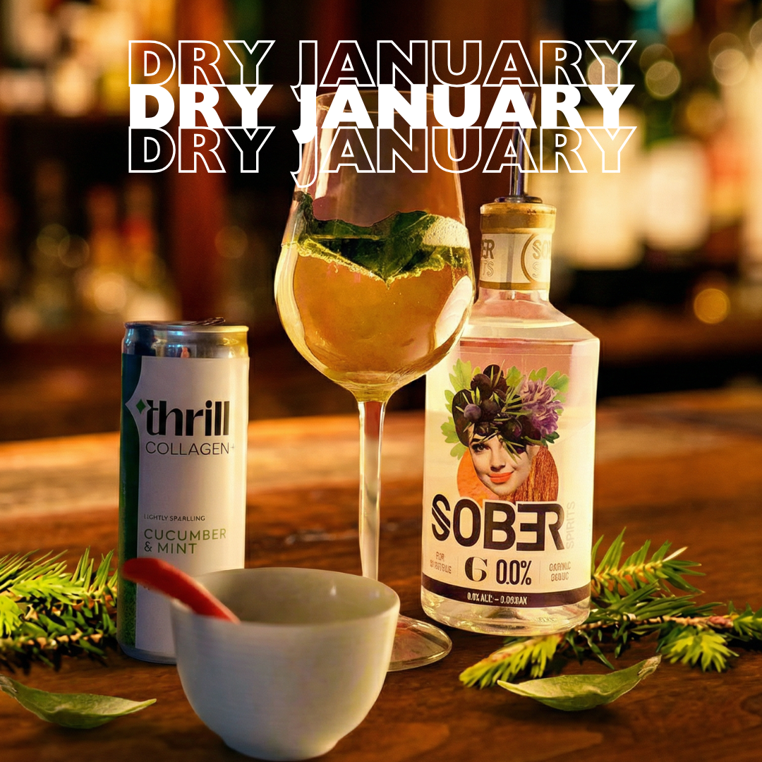 This Dry January, Taste Something New: Sober Spirits x Thrill Collagen+