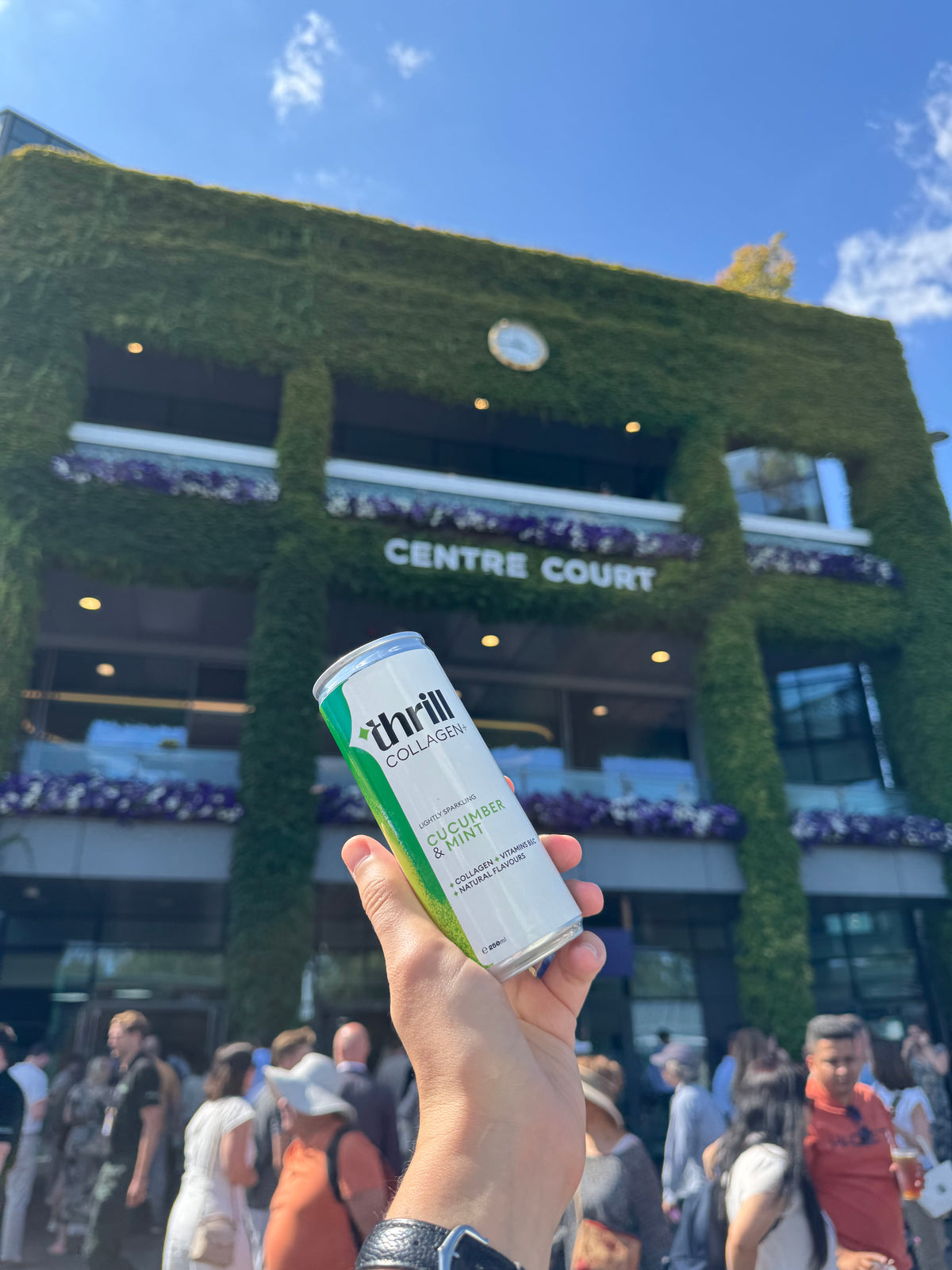 Thrill Collagen+ listed at Wimbledon